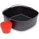 Air Fryer Non-Stick Baking Pan for Philips Airfryer Power Airfryer Silicone Oven Mitts Air Fryer