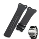 MAIKES Genuine Calf Leather Watchband For CK Calvin Klein Special arc is applicable to CK4B381b6