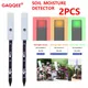 2PCS Soil Moisture Sensor Soil Temperature Humidity Tester Plant Detector Monitor with 3 Color