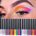 Colorful Liquid Eyeliner Pencil 12 Colors Waterproof Long-Lasting Quick-Dry No Blooming Blue Pink