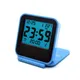 Digital Travel Alarm Clock Foldable Desktop LCD Clock with Calendar Thermometer Alarm Snooze