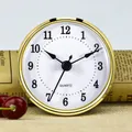 Horloge artisanale classique à mouvement à quartz petites horloges rondes tête d'insertion
