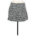 Rip Mini Skirt Mini Casual Mini Skirt Mini: Gray Bottoms - Women's Size Medium