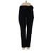 INC International Concepts Casual Pants - Mid/Reg Rise: Black Bottoms - Women's Size 0