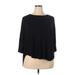T Tahari Long Sleeve T-Shirt: Black Tops - Women's Size 3X
