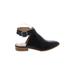 CATHERINE Catherine Malandrino Mule/Clog: Black Print Shoes - Women's Size 10 - Almond Toe