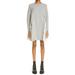 Ma-1 Side Gusset Long Sleeve Sponge Minidress