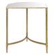 Table d'appoint Fer&Miroir en Or, 45 X 50 X 50 cm