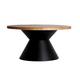 Table Basse en Fer Noir, 80x80x40 cm