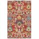 Tapis Laine Traditionnel Rouge/Multicolore 150 X 245