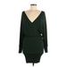 Love Tree Casual Dress - Sweater Dress: Green Dresses - Women's Size Medium