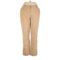 Woman Within Dress Pants - Mid/Reg Rise: Tan Bottoms - Women's Size 14