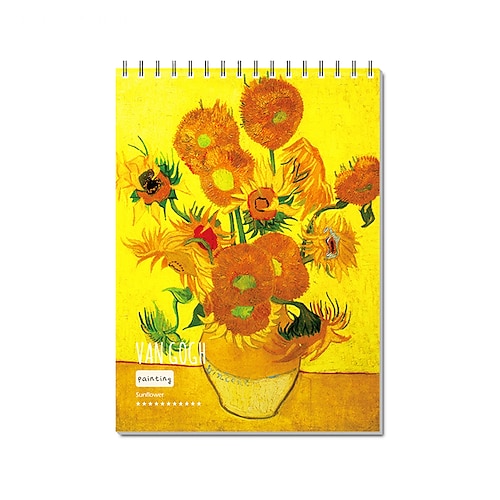 1 Stück Skizzenbuch, 45 Blatt Künstlerskizzen-Zeichenblock, A4-Skizzenblock Kunst, Kohle für Studenten, Künstler, Zeichnen, Malen Image