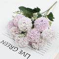 2 pezzi simulati di rosa artificiale palla crisantemo decorazione della casa ornamenti di fiori artificiali oggetti di scena di nozze fiori artificiali
