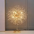 LED Table LampStarry Flower Ball Dandelion Ins Net Red with The Nordic Light Luxury Living Room Bedroom