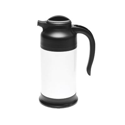 Service Ideas FS7WH 7/10 liter Vacuum Carafe w/ Twist Top & Stainless Liner - White
