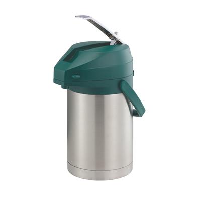 Service Ideas CTAL30GRN Color Me SVAC 3 Liter Lever Action Airpot, Stainless Steel Liner, Silver