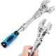 10-inch Ratchet Adjustable Wrench 5-in-1 Torque Wrench Can Rotate and Fold 180 Degrees Fast Wrench Pipe Wrench Repair Tool