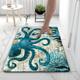 Benthos Pattern Diatomaceous Earth Bath Mat Super Absorbent Bathroom Bath Rug Creative Bathroom Rug Coral Velve New Design