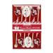 Melville Candy Hard Candy Red & White Peppermint Spoons Lollipop On Wooden Sticks 6 Count Gift Box