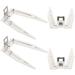 4 Pcs Stainless Steel Roast Chicken Fork Air Fryer Oven Roast Chicken Fork Sandition Kitchen Gadget Food Rotating Forks