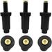 6 Pack Adjustable Pop Up Sprinklers - 1/2 180 Degree Lawn Watering Cooling Popup Spray Nozzle Thread Head Irrigation Supplies for Yard Garden 10-15ft Radius