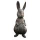 Tantouec Easter Decorations Outdoor Garden Statue Resin Rabbit Outdoor Statues Ornament Decoration Garden Sculpture Easter Statues Decor Lovely Statues Animals Figurines for Garden Courtyard