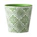 Dsseng Ceramic Flower Pot Planter Flowerpot with Drainage Holes Glazed Surface Indoor Succulent Home Office Sense Blue