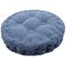 Zhuge Round Cushion Pillow Pads Thickened Tatami Cushion Indoor Outdoor Pad Blue