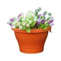 Lloopyting Plant Pots Vase Pipe Wall Mounted Planters for Home Garden Plastic Planters for Vegetables Herbs Flowers And Succulents 1Pc Gardening Supplies Garden Decor 18*15*15cm