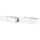 JIAH Bed Drawer Set of 2 Twin/Full White