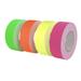 WOD Tape Fluorescent Pink Gaffer Tape - 1 inch x 60 yards - (Pack of 48) No Residue Waterproof Non Reflective GTC12