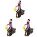 3 Pieces Dreses Pet Costume Pet Rider Suit Hallow Christmas Dog Pyjamas Dog Clothes Cat Costume