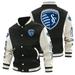 Mens Long Sleeve Varsity Jacket Causal Slim Fit Bomber Jackets football Jackets for Couples Major League Soccer Jersey MLS - Kansas City Sporting