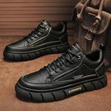 New In Shoes For Men Casual Winter Boots Platform Sneakers Work Safety Leather Loafers Hiking Designer Luxury Tennis Sport Black DY5801 40