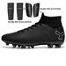 Quality Soccer Cleats for Men Soccer Shoes Society Boys Football Boots Children Football Shoes Sneakers Unisex Soccer Boots 2349 black FG pads Eur44