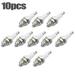 FANJIE 10Pcs Spark Plug L7T For Stihl Hedge Trimmer Lawnmover Blower Chainsaw