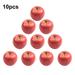 10pcs Large Artificial Fake Red Green Apples Fruits Kitchen Home Food Decor