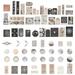 Decorative Material Stickers Diary DIY Scrapbooking Adhesive Planet Decals Big Mouth Paper