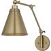 Avec Brynlee Collection Transitional Champagne Bronze Wall Sconce with Metal Shade