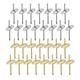 30 Pcs Picture Frames Photo Hangers Hooks Picture Hanging Nails Wall Hook Picture Peg Iron