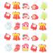 15 Pcs Luminous Rings Kid Stocking Stuffers Christmas Stockings LED Flash Child