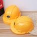 Kids Construction Hard Hat 6pcs Kids Simulation Engineering Helmet Safety Helmet for Children (Yellow)