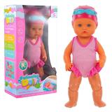 Homemaxs Lifelike Baby Doll Electric Newborn Dolls Swimming Pool Full Body Baby Doll