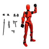 T13 Action Figure 3D Printed Multi-Jointed Movable N13 Action Figure Lucky 13 Action Figure 13 Action Figure Dummy 13 Action Figure Hand Painted Figure Desktop Decorations Game Gifts