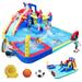 Cheelom Bounce House for Kids 10 in 1 Inflatable Slide Water Park Outdoor Bouncy House with Blower Splash Pool Climbing Wall Basketball Water Gun Soccer Outdoor Toys for 3-10 Years Old