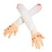 Simulation Hand Halloween Simulation Fake Hand with Cloth Arm Realistic Bloody Broken Hand Horror Prank Props