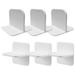 6 Pcs Anti-fall Stickers for Furniture Childrens Bookcase Bookshelf Kids Simple Pegs White The Hips