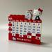 Sanrio Hello Kitty Anime Around Cute Cartoon Educational Toys Assembled Building Blocks Perpetual Calendar Desk Calendar Diy