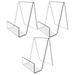 3 Pcs Book Display Stand Shelf Picture Stands for Acrylic Easel File Holder Desk Easels Greeting Card Tablet Cards